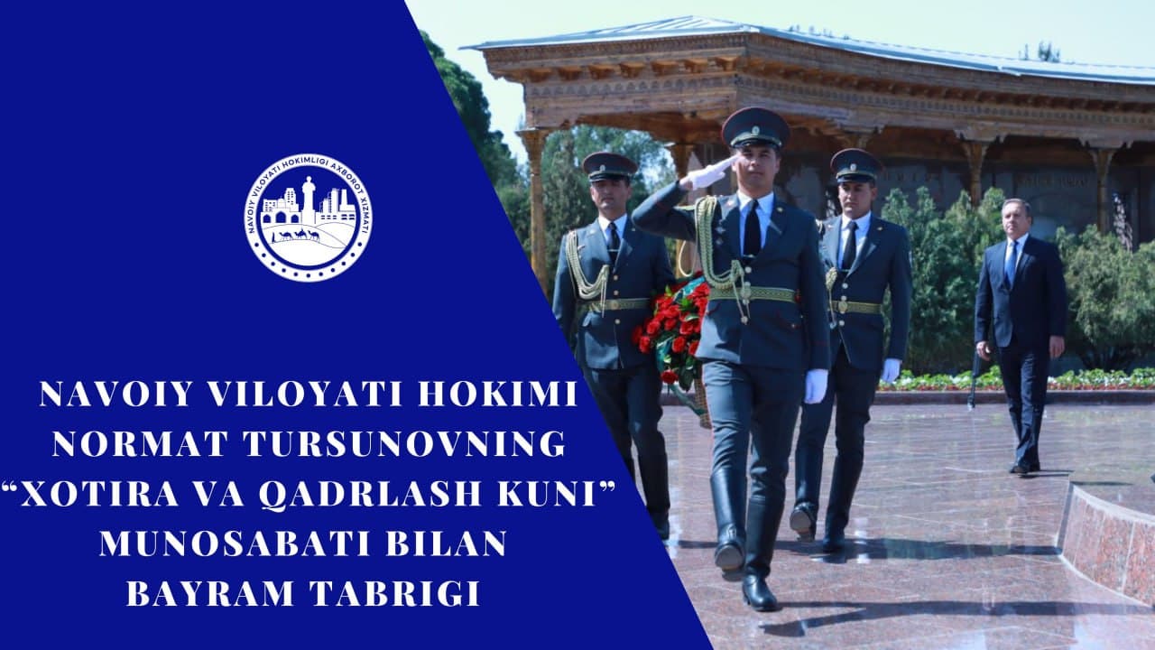 9 MAY — XOTIRA VA QADRLASH KUNI