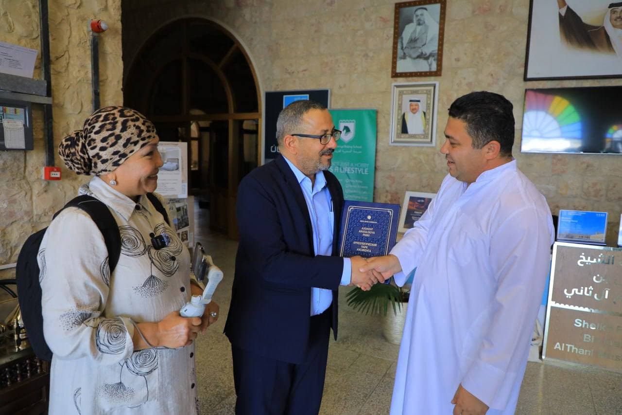 Axsikent arxeologiya parki Shayx Faysal bin Qosim Al Tani muzeyi bilan hamkorlik oʻrnatdi