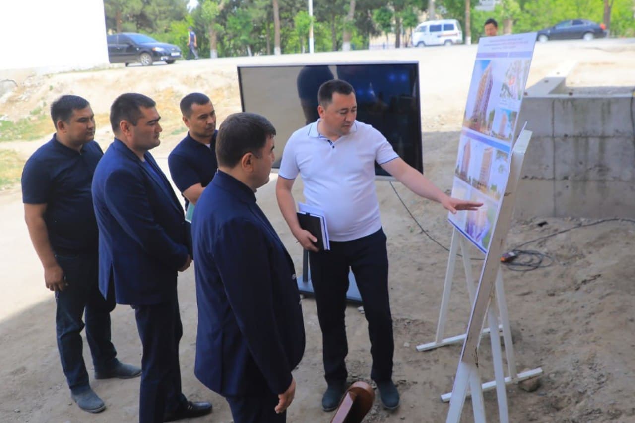 Мингбулоқда замонавий 12 қаватли турар-жой бинолари қурилади
