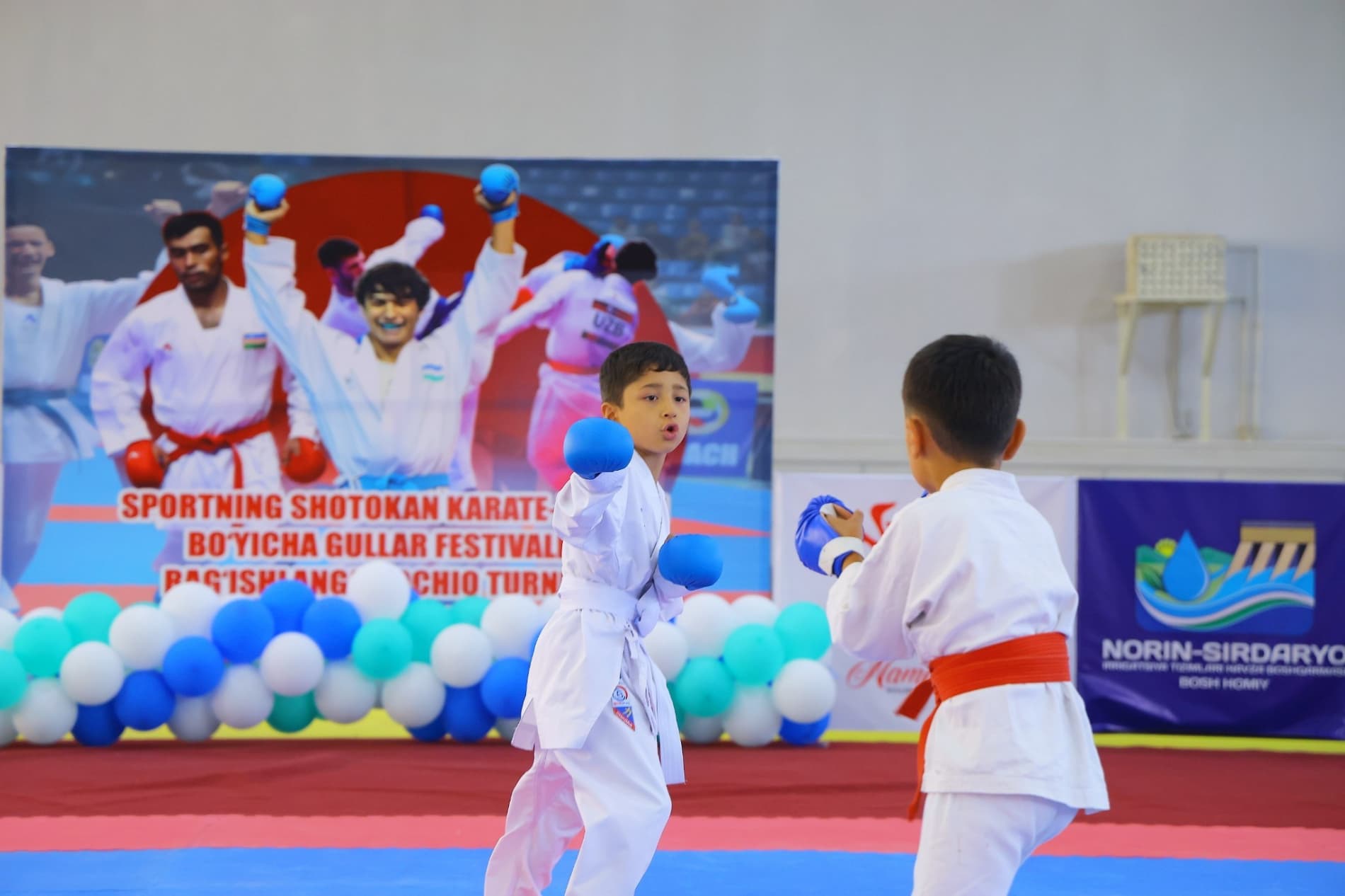 Юные каратисты соревнуются в Намангане
