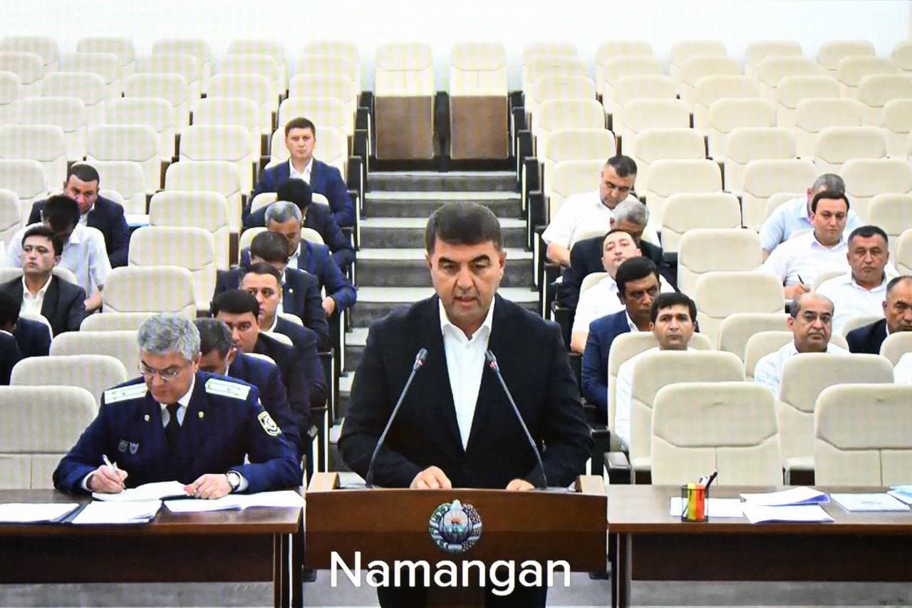 Namangan viloyatidagi natijalar va yangi loyihalar haqida axborot berildi