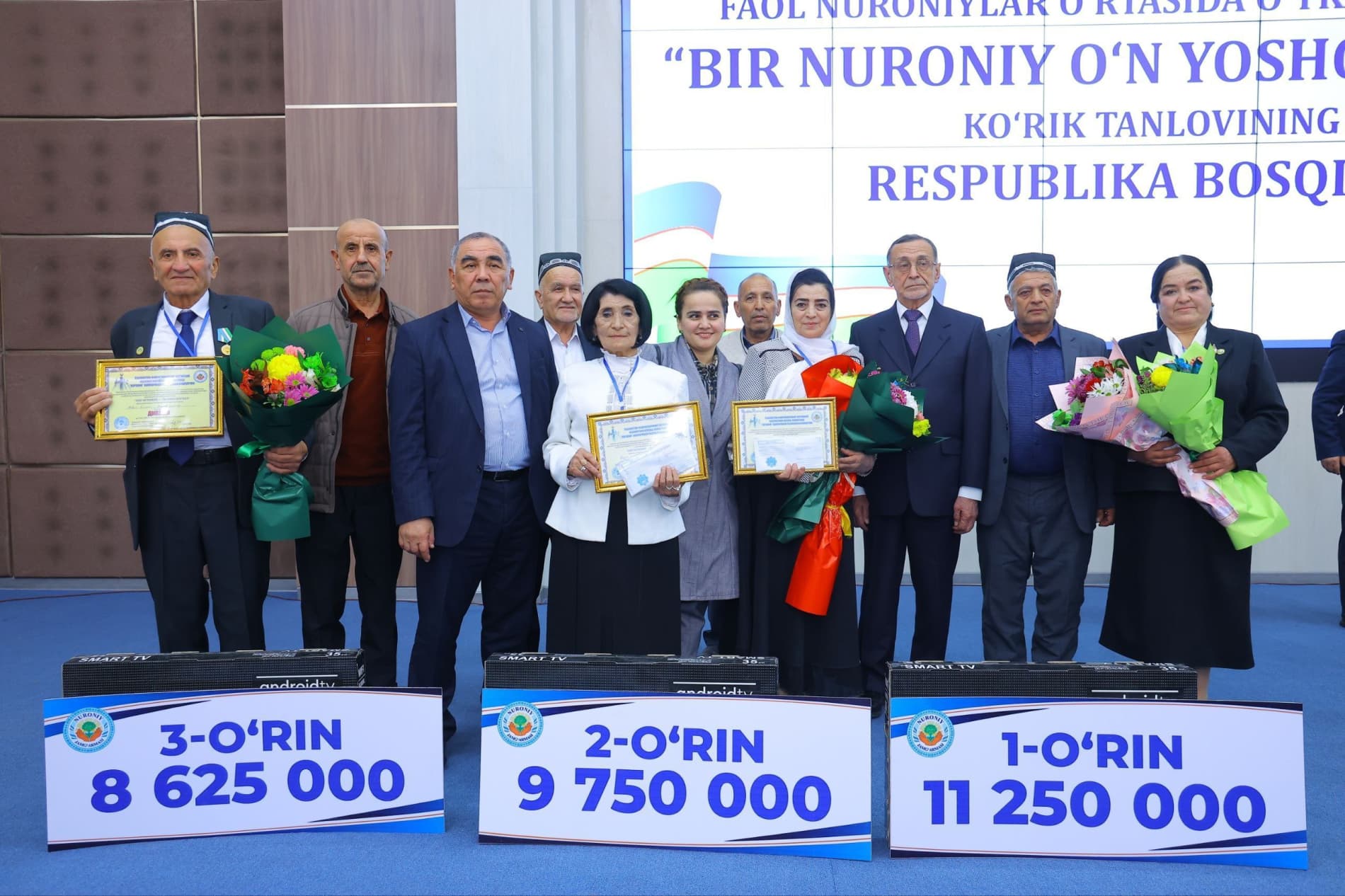 “Bir nuroniy – o‘n yoshga masʼul” ko‘rik-tanlovi: 1-o‘rin Namangan viloyatiga nasib etdi