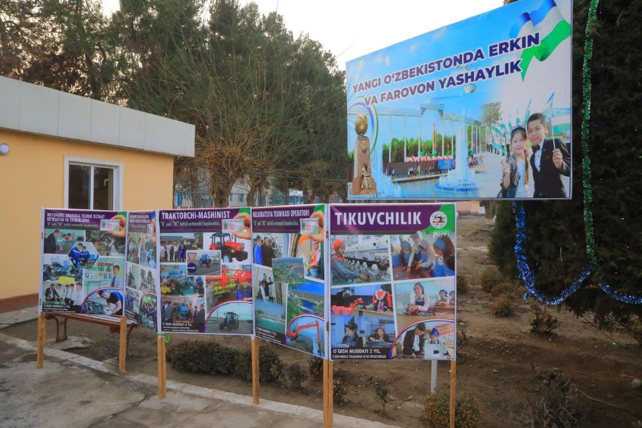 Namangan viloyati hokimi Shavkatjon Abdurazzoqov Uchqo‘rg‘on tumanida faoliyat yuritayotgan texnikumlar faoliyati hamda ularning istiqbolli rejalari bilan tanishdi.