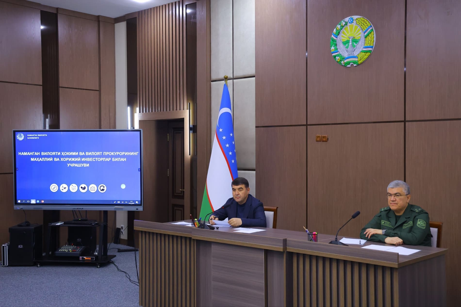 Наманган вилояти ҳокими ва вилоят прокурори маҳаллий ҳамда хорижий инвесторлар билан навбатдаги учрашувини ўтказди.