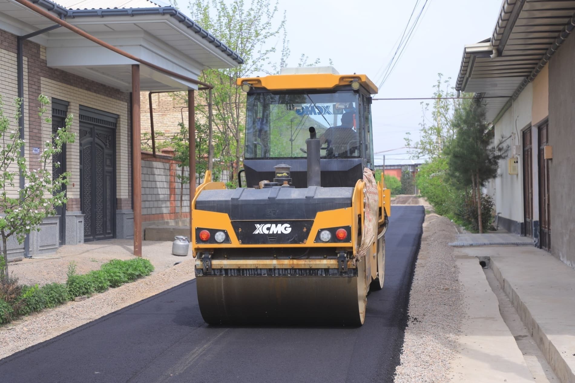 Popda yana bir mahalla zamonaviy qiyofa kasb etmoqda!
