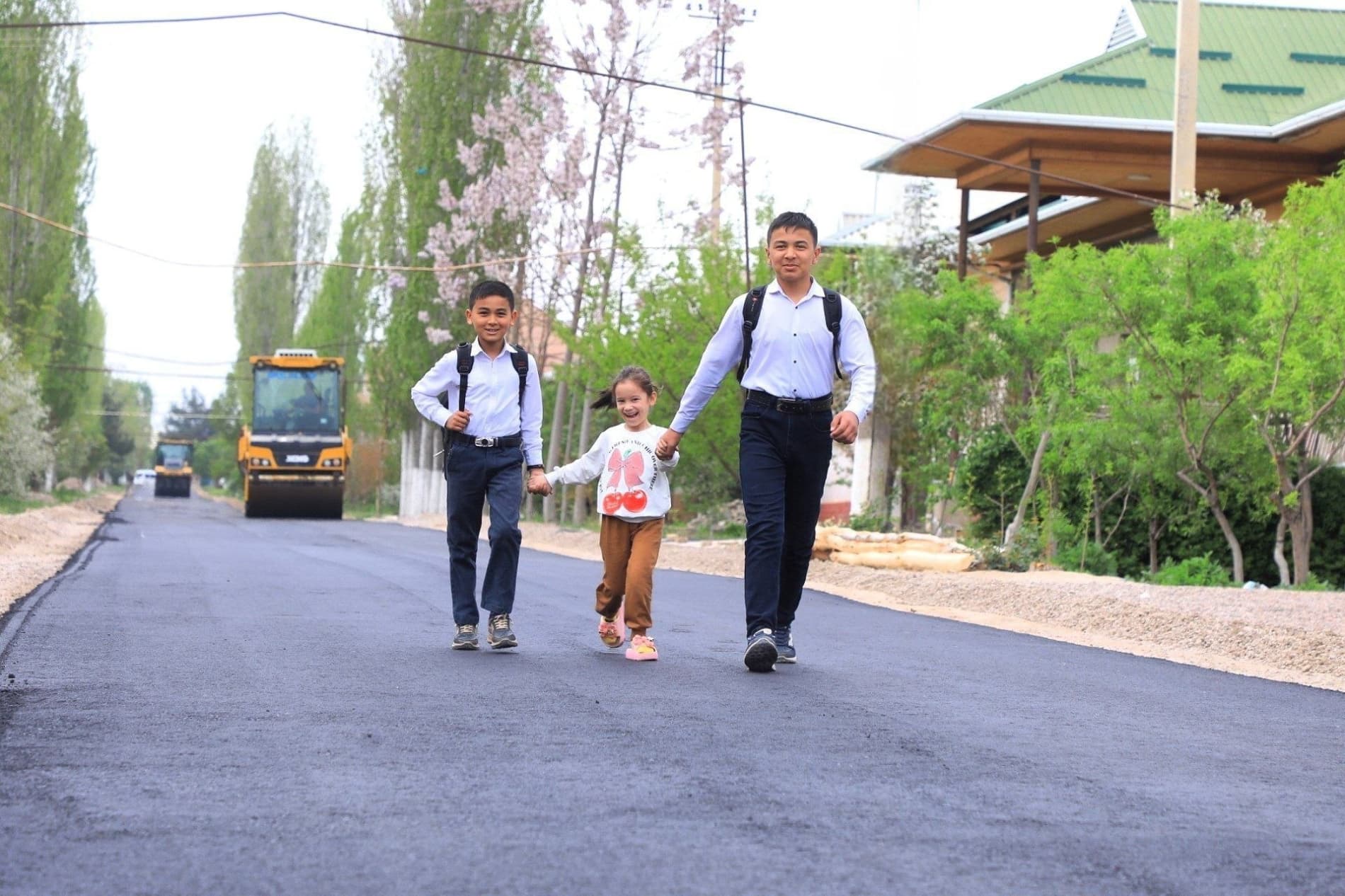 Popda yana bir mahalla zamonaviy qiyofa kasb etmoqda!