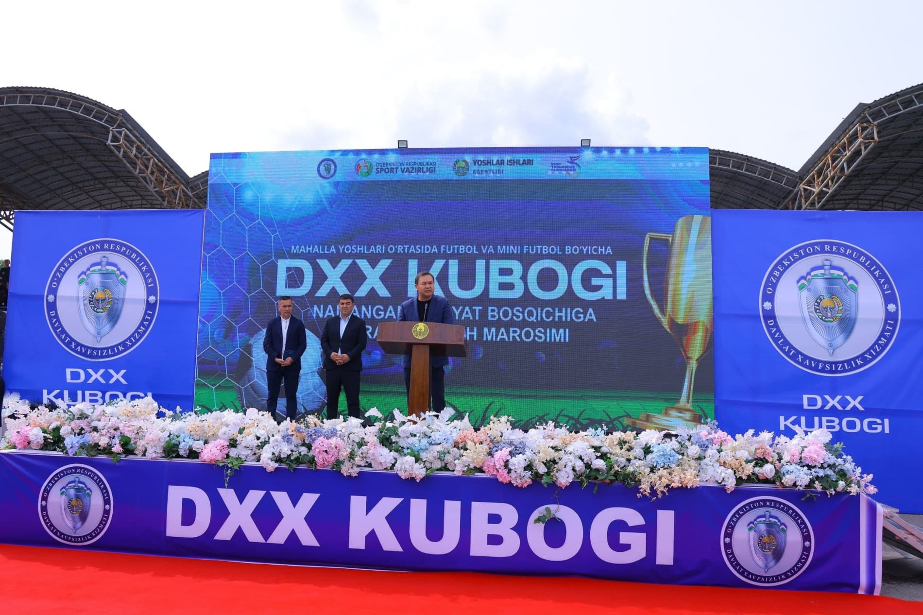 Уйчида ДХХ раиси кубоги учун футбол ва мини футбол мусобақаларига старт берилди.