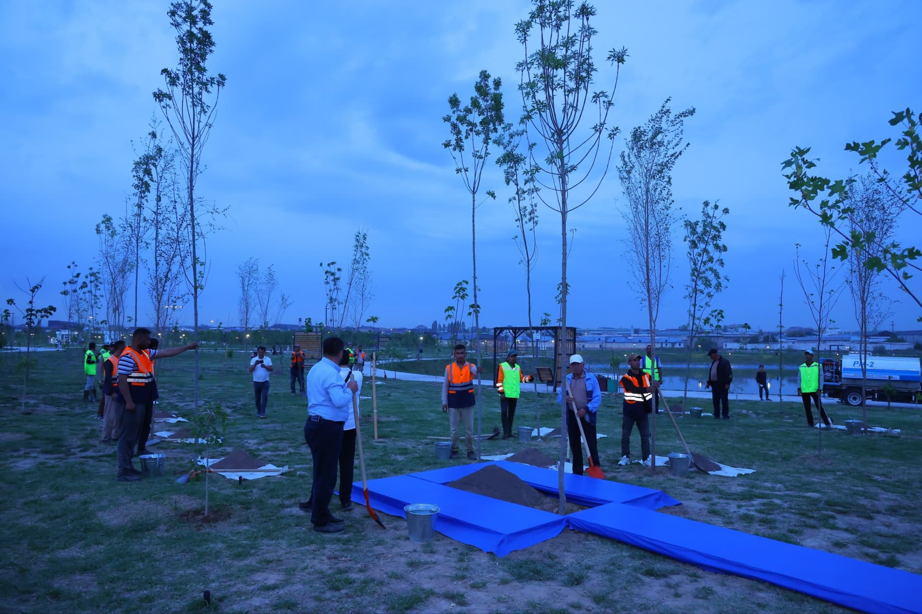 Davlatobodda doʻstlik va hamkorlik ramzi sifatida daraxt ekildi