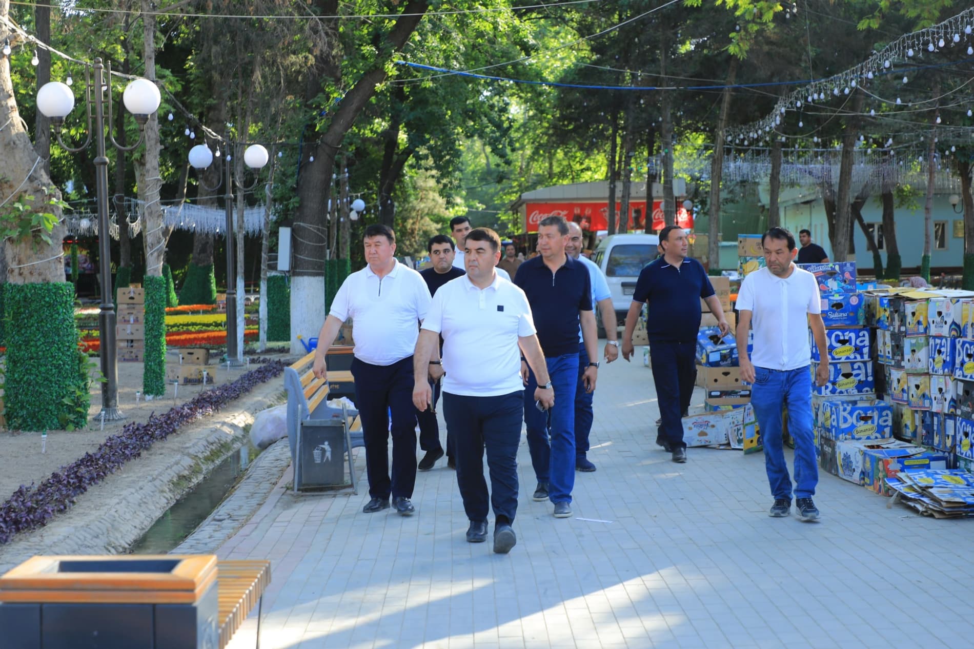 Turizm koʻchasidagi qurilishlar, festivalga tayyorgarlik ishlari oʻrganildi.