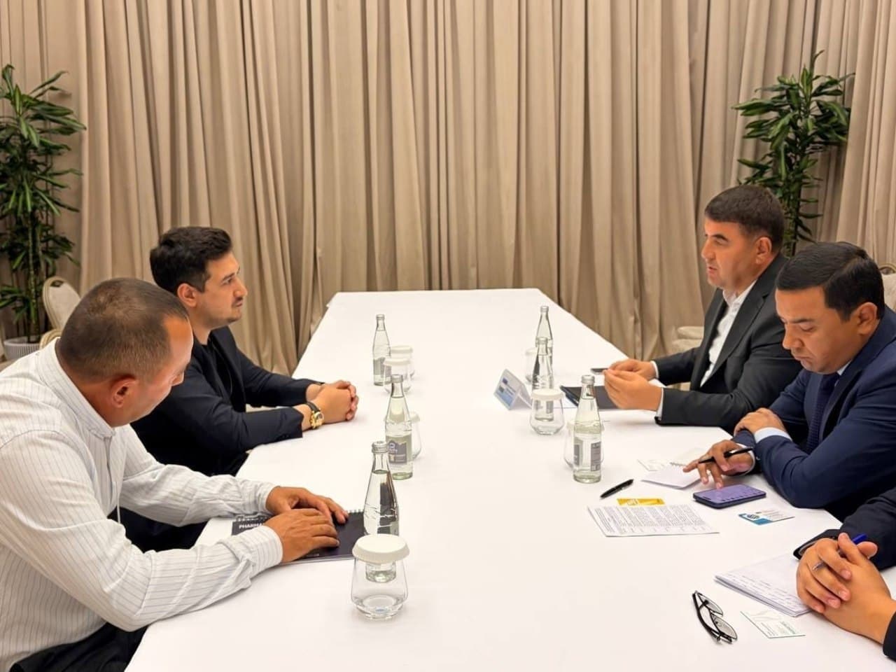 Beshinchi Toshkent xalqaro investitsiya forumi: Namangan viloyati delegatsiyasi istiqbolli loyihalarni muhokama qilmoqda.
