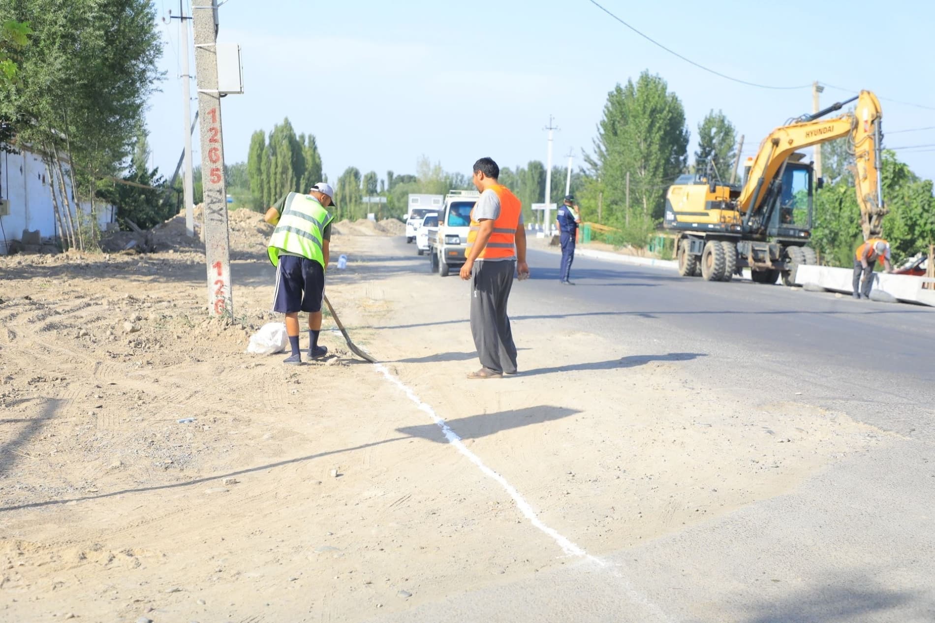Namangan tumanida zamonaviy 24/7 faoliyat yurituvchi ko‘cha barpo etilmoqda!