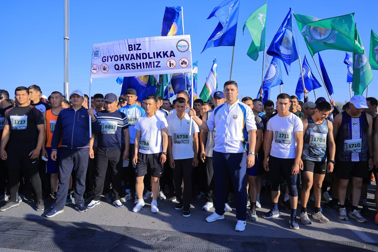 Namanganda yugurish marafoni tashkil etildi