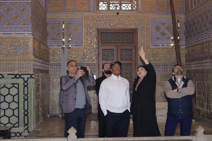 Eric Adams who is the mayor of New York has arrived in Samarkand
