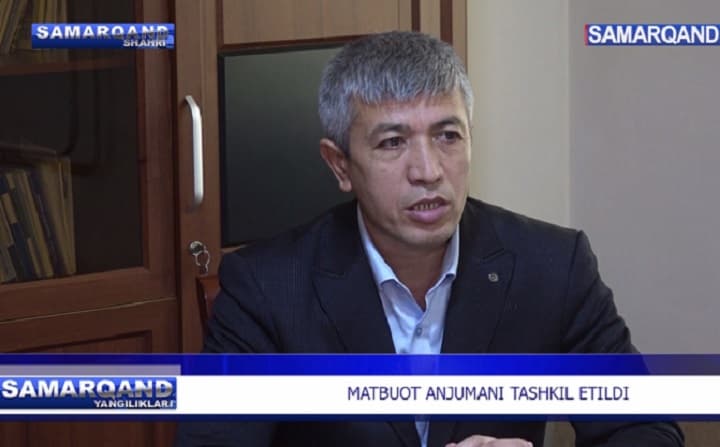 Raqamli texnologiyalar vazirligi viloyat sho‘basi boshlig‘i Dilmurod Xo‘jamberdiyev ishtirokida matbuot anjumani