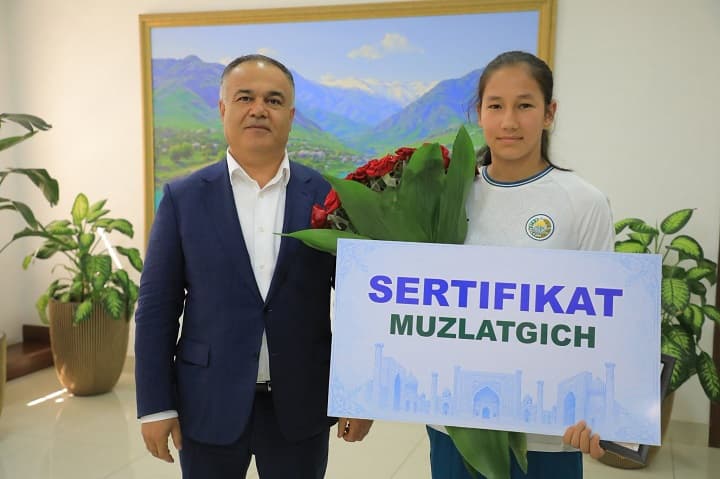 Osiyo chempionlari taqdirlandi
