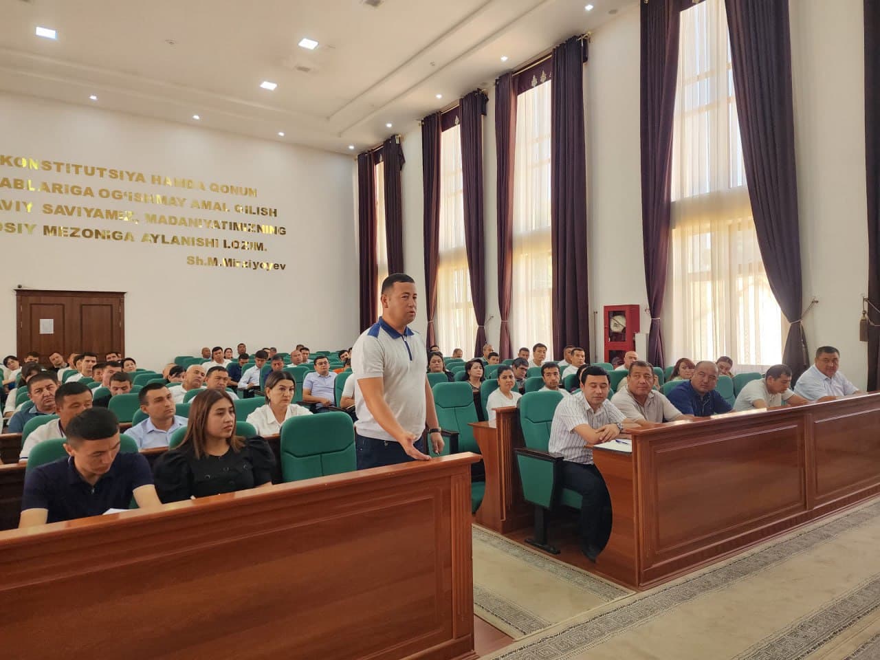 Surxondaryo viloyatida ijro intizomiga mas'ul bo‘lgan davlat organlari va tashkilotlari xodimlari uchun seminar tashkil etildi.