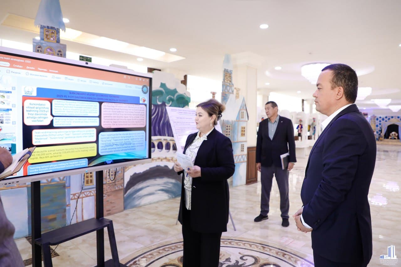 Prezidentimizning farmon va qarorlari hamda topshiriqlari asosida mamlakatimizda teatr san’atini rivojlantirish, teatrlar faoliyatini takomillashtirish va ularning moddiy-texnika bazasini mustahkamlash bo‘yicha chora-tadbirlar amalga oshirilmoqda.