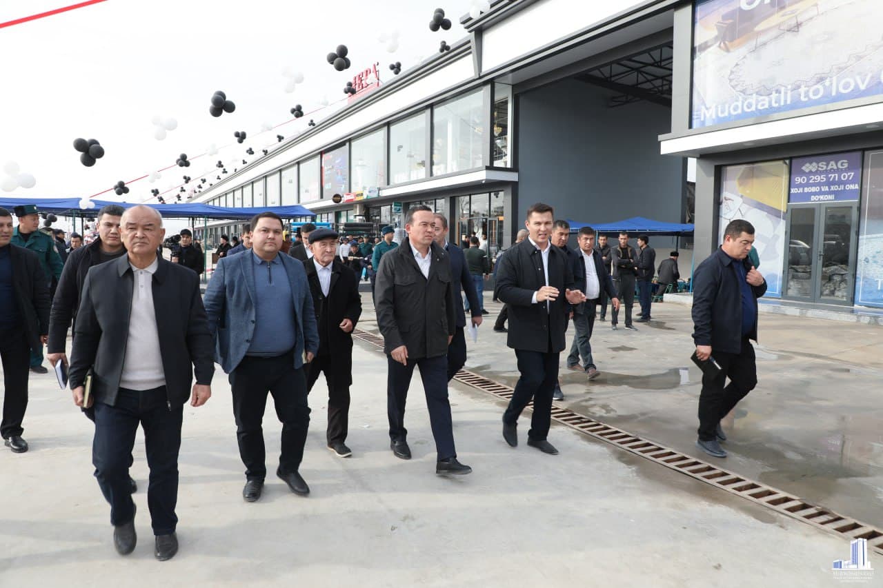 Қизириқда автомагистрал йўли бўйида йирик сервис ва саноат маркази ишга туширилди