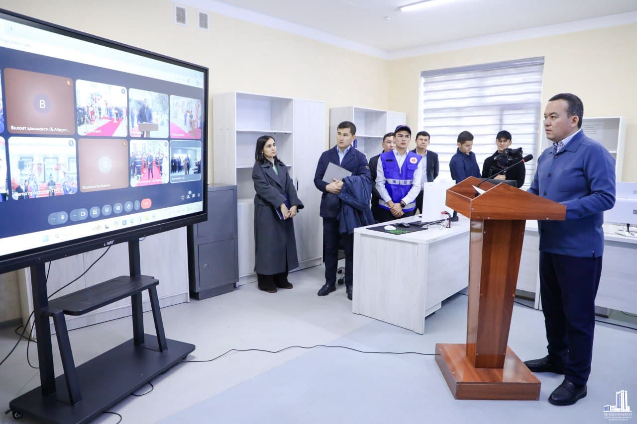 Termizda o‘quv-simulyatsiya markazi hamda sakkizta tumanda tez tibbiy yordam bo‘limlarining yangi binolari foydalanishga topshirildi