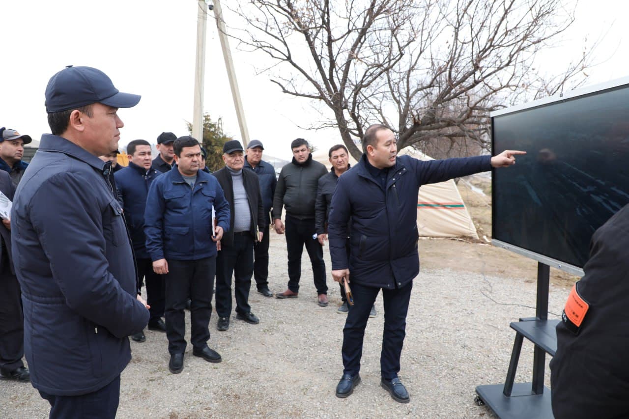 Қумқўрғонда белгиланган вазифалар ижроси ўрганилди