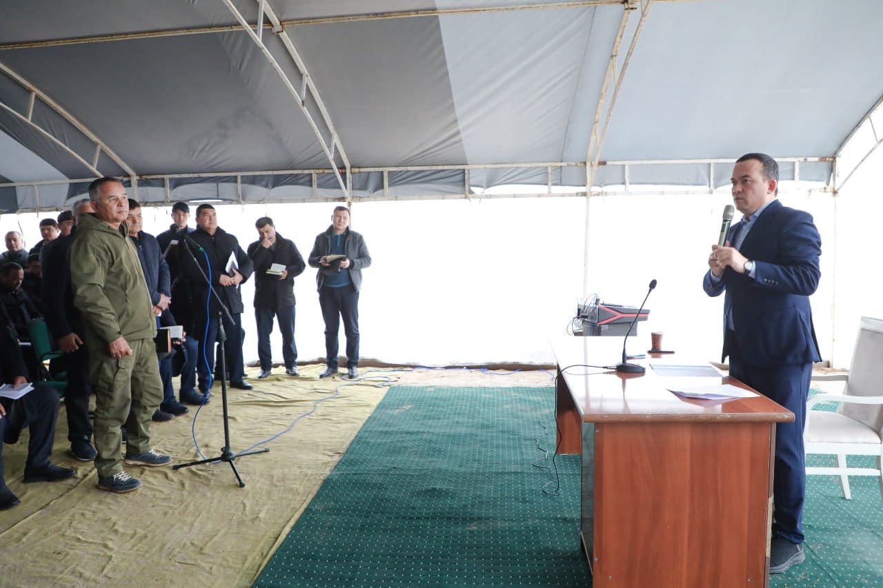 Angor tumanida "Yashil makon" umummilliy loyihasi ijrosi o‘rganildi