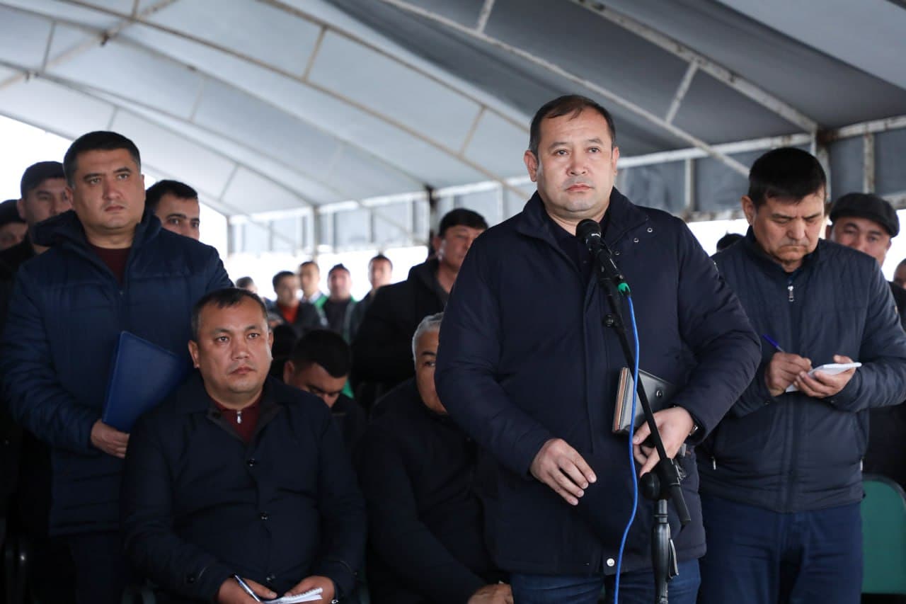 Angor tumanida "Yashil makon" umummilliy loyihasi ijrosi o‘rganildi