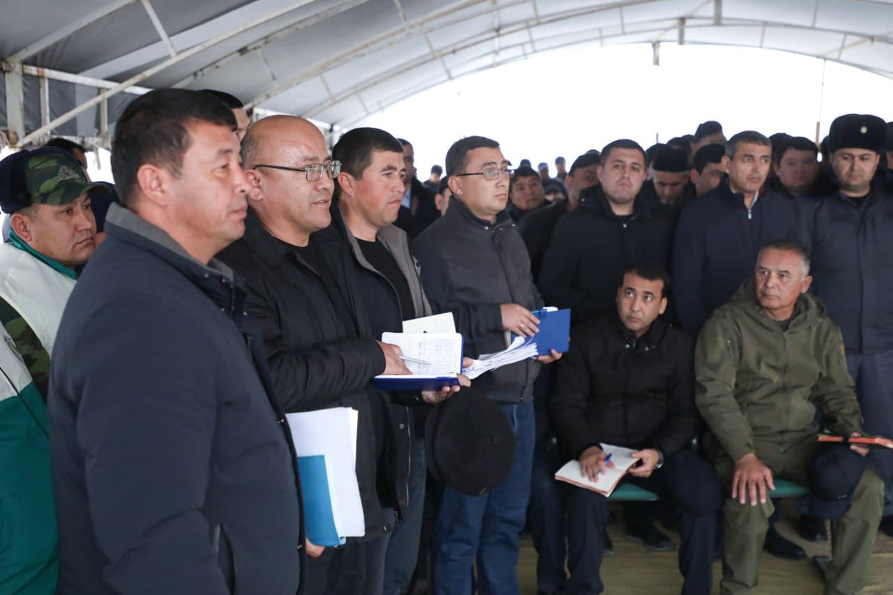 Angor tumanida "Yashil makon" umummilliy loyihasi ijrosi o‘rganildi