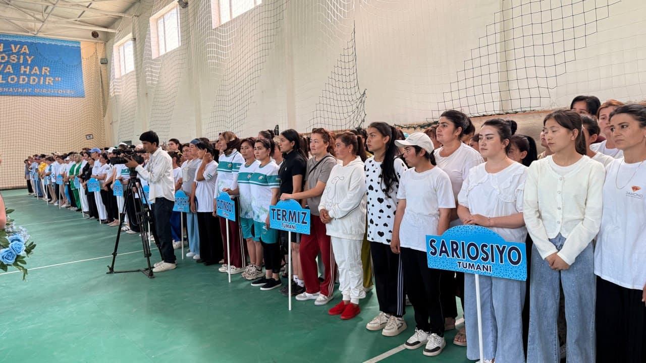 🏅 "Sport bilan baxtli hayot sari!" — ayollar sport olimpiadasining viloyat bosqichi yuqori saviyada o‘tkazildi