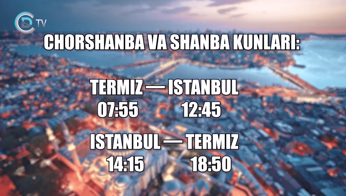 ✈️ Surxondaryoliklar uchun yana bir qulay imkoniyat!