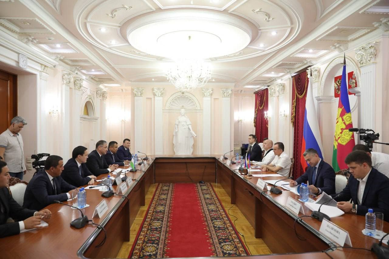 Sirdaryo va Krasnodar o‘lkasi o‘rtasida yaqin hamkorlik aloqalari o‘rnatildi