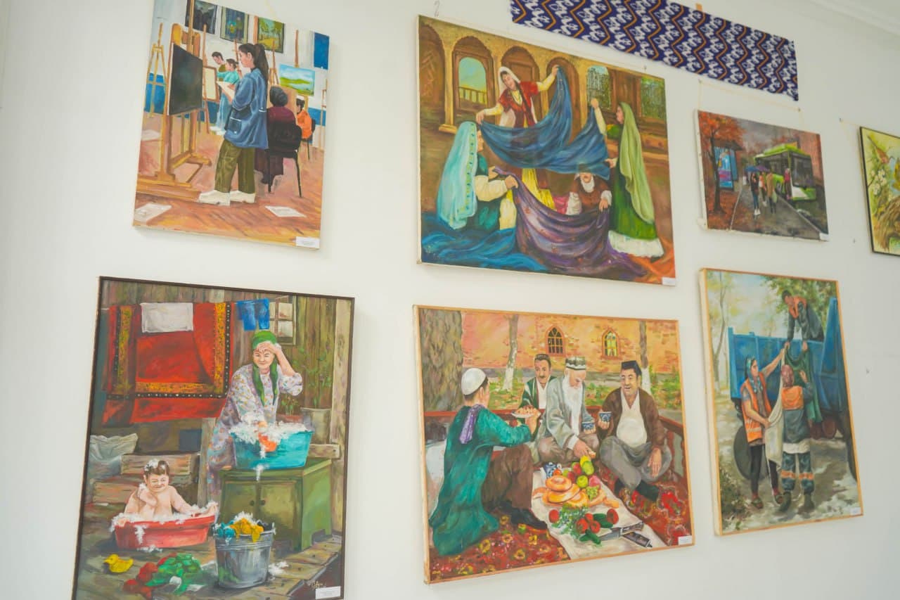 “O‘zbekiston qadriyatlar maskani” mavzusida rasmlar ko‘rgazmasi bo‘lib o‘tdi