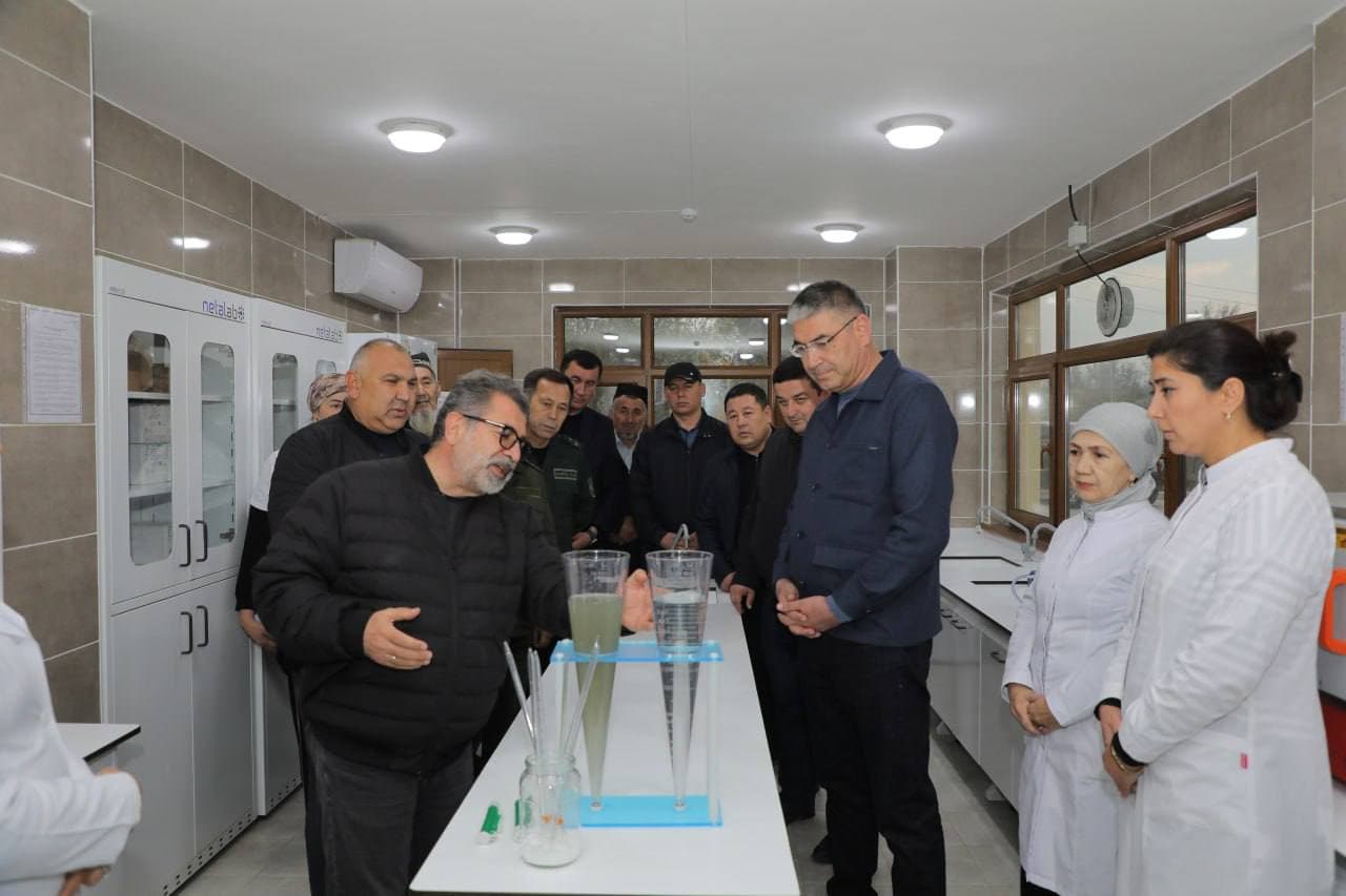 Shirinda yangi oqova suv tozalash inshooti qurildi