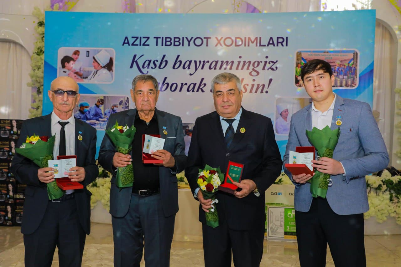 Tibbiyot xodimlari kuni munosabati bilan bayram tadbiri bo‘lib o‘tdi