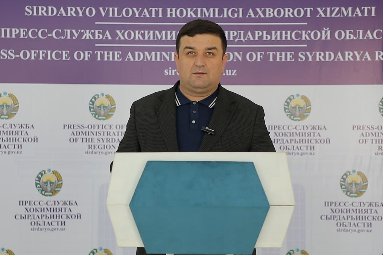 “Sirdaryo suv ta'minoti” AJ direktori Akramov Shahbozjon Orfjon o‘g‘li ishtirokida brifing o'tkazildi