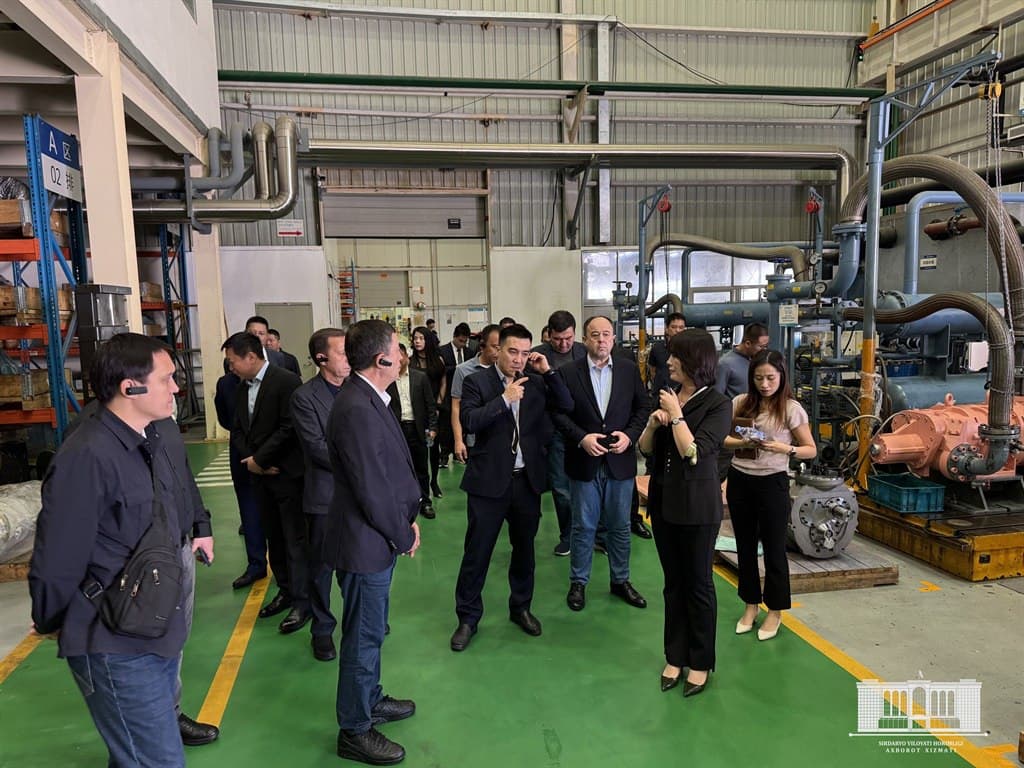 Sirdaryo delegatsiyasi Fujianning yetakchi sanoat korxonalarida bo‘ldi