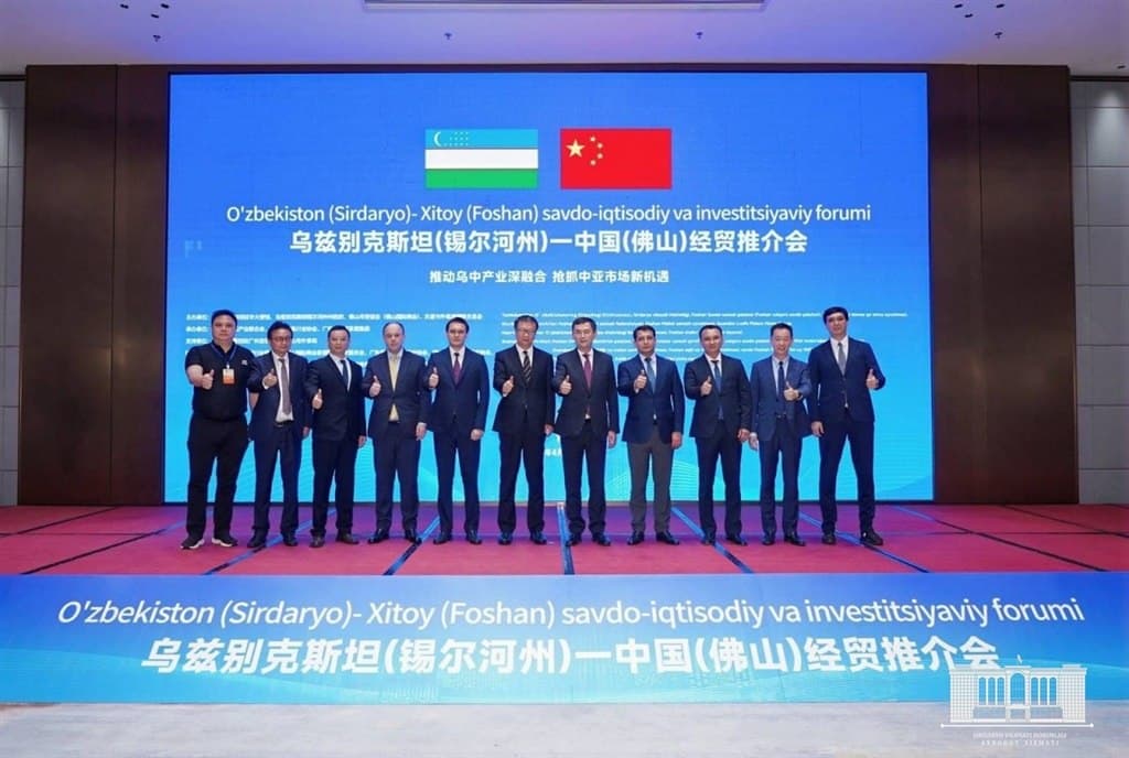 Sirdaryo — Foshan: amaliy hamkorlikka yangi qadam