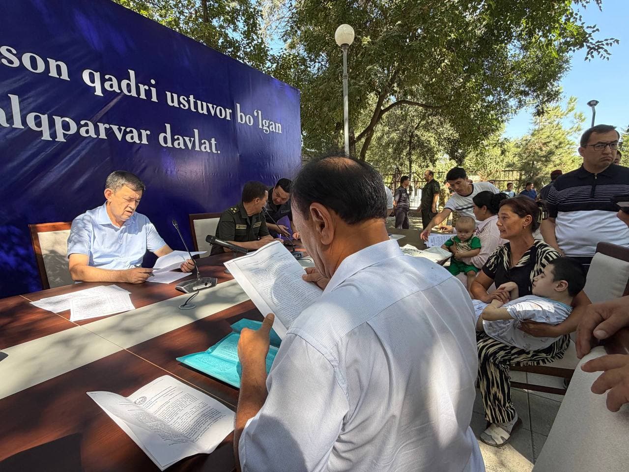 Sirdaryoda navbatdagi sayyor qabul: har bir murojaat e’tiborda