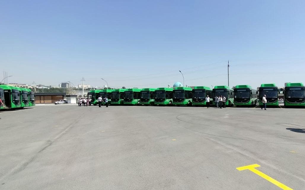 24 units of modern YUTONG buses were brought to Namangan