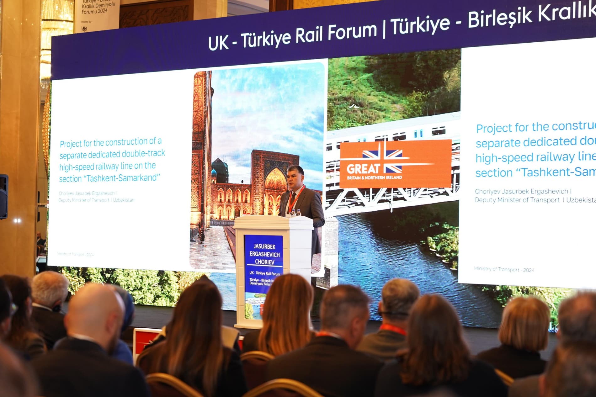 “Britaniya – Turkiya temir yo‘llari forumi”da yangi loyihalar taqdimoti o‘tkazildi