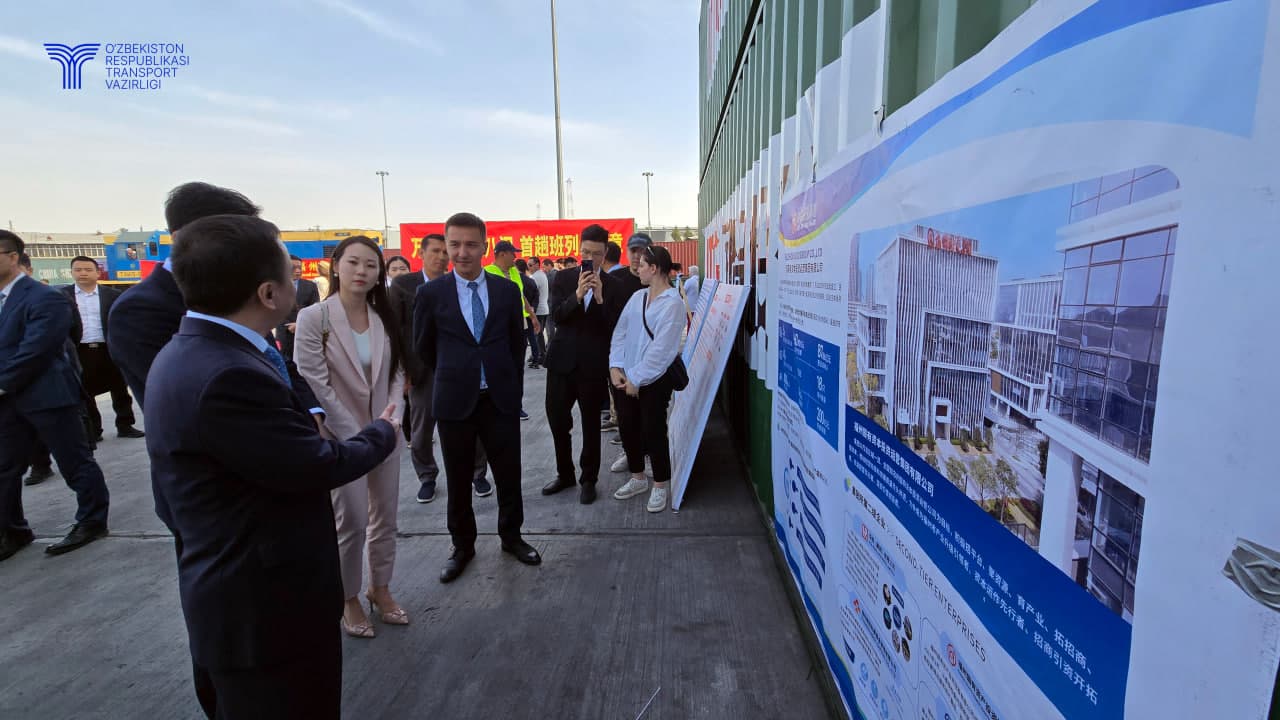 “Toshkent – Fuchjou” yo‘nalishida blok poyezdi qatnovi yo‘lga qo‘yildi