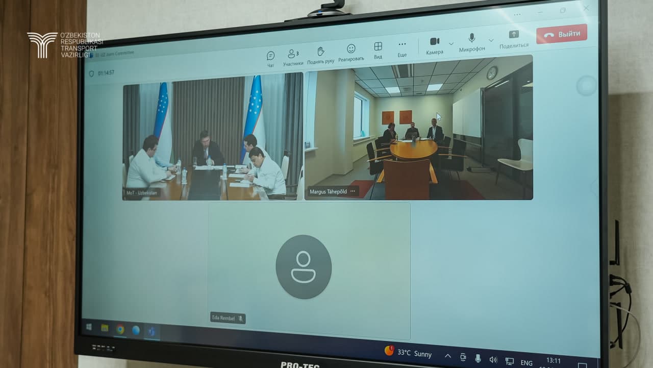 Эстония ва Словакия ваколатли органлари билан халқаро юк ташувларини ривожлантириш масалалари муҳокама этилди