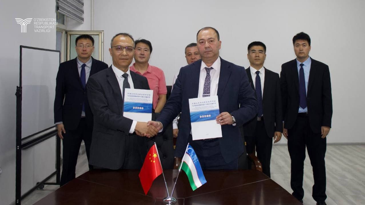 Транспорт университети Хитойнинг Шандун меҳнат касб-ҳунар техника коллежи билан ҳамкорлик меморандумини имзолади