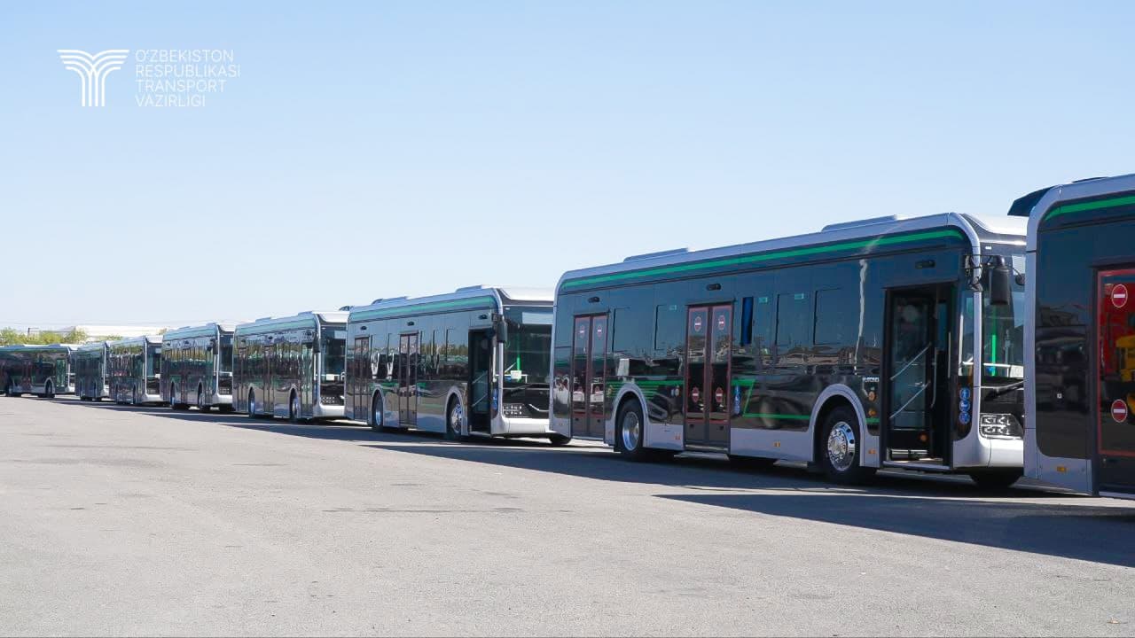 Ўзбекистонга Хитойдан электробусларнинг навбатдаги партияси жўнатилди