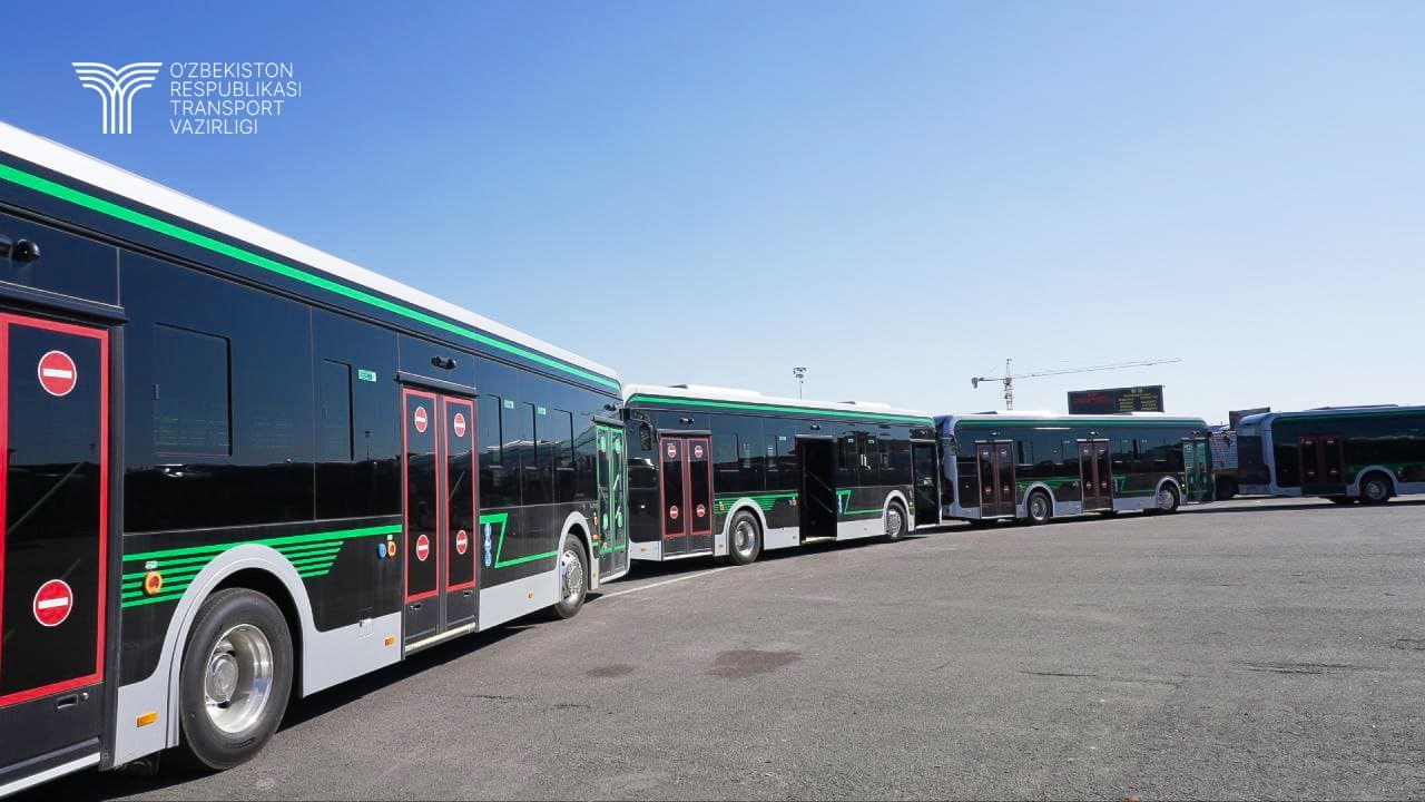 Ўзбекистонга Хитойдан электробусларнинг навбатдаги партияси жўнатилди