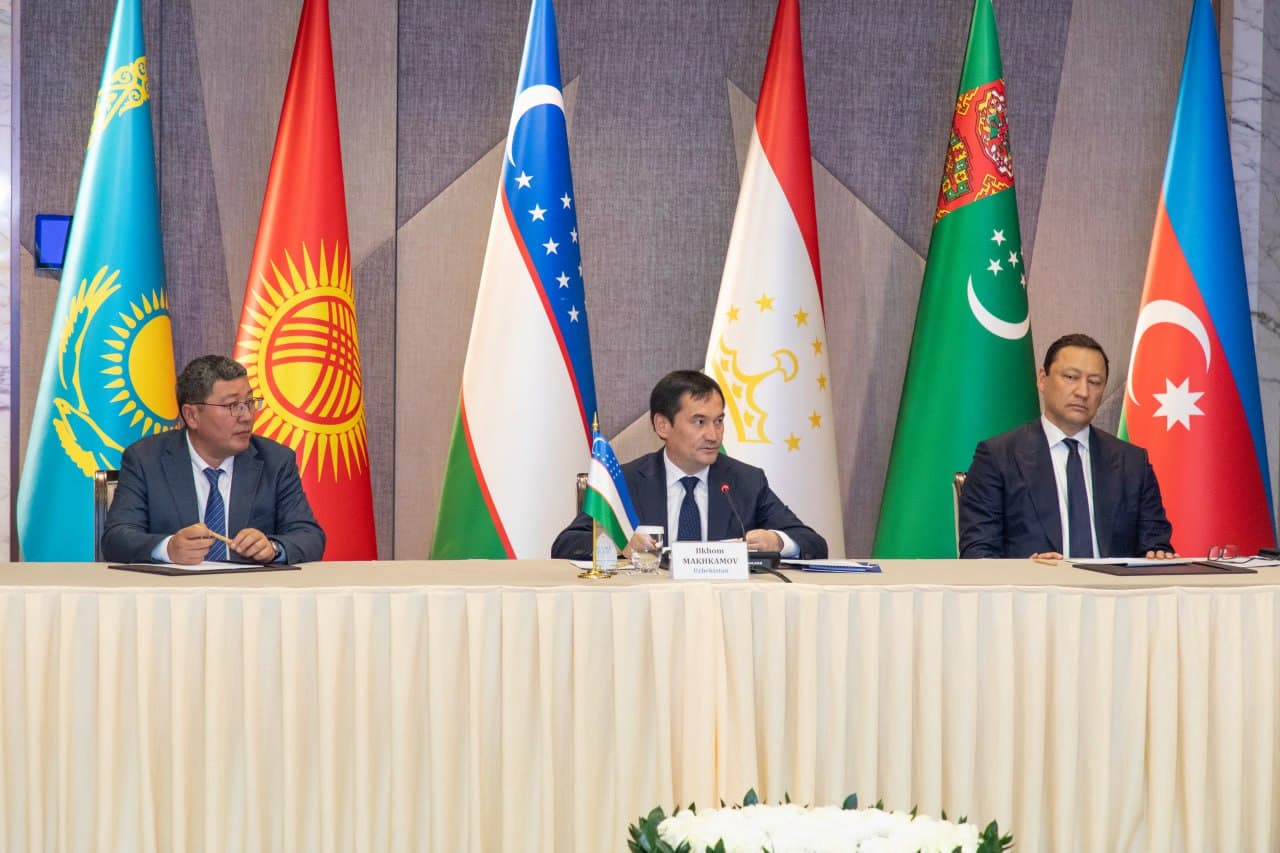 Toshkentda Markaziy Osiyo mamlakatlari transport vazirlarining uchinchi uchrashuvi bo‘lib o‘tdi