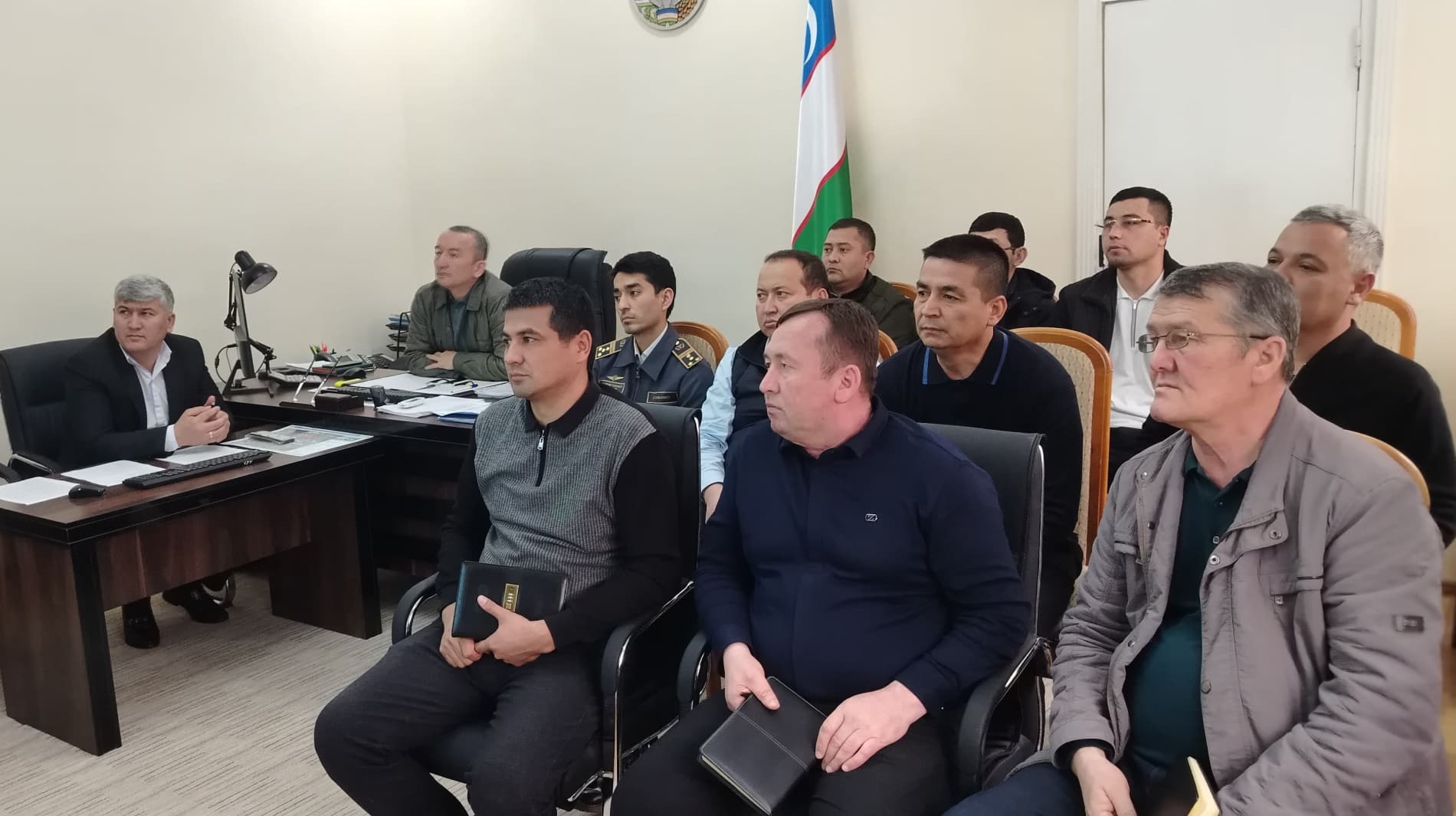 Состоялось совещание в Джизакском областном транспортном управлении