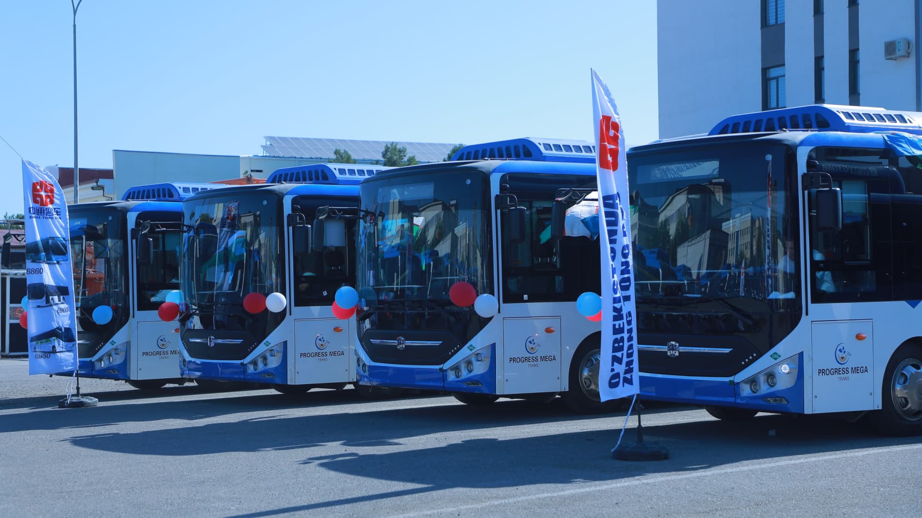 Buxoroda jamoat transporti parki yangilanmoqda