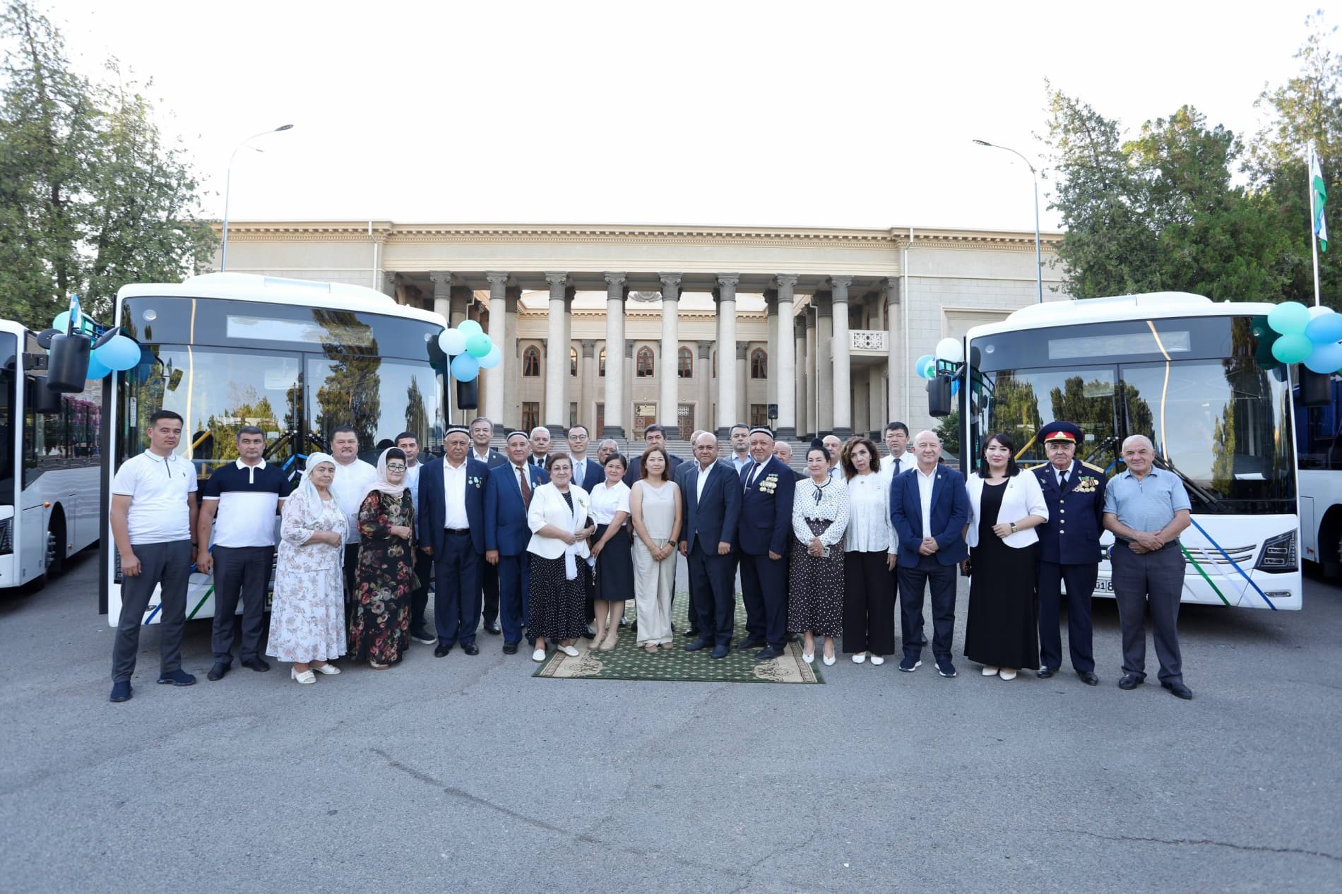 Chirchiq shahrida 35 ta yangi avtobus aholi xizmatiga topshirildi