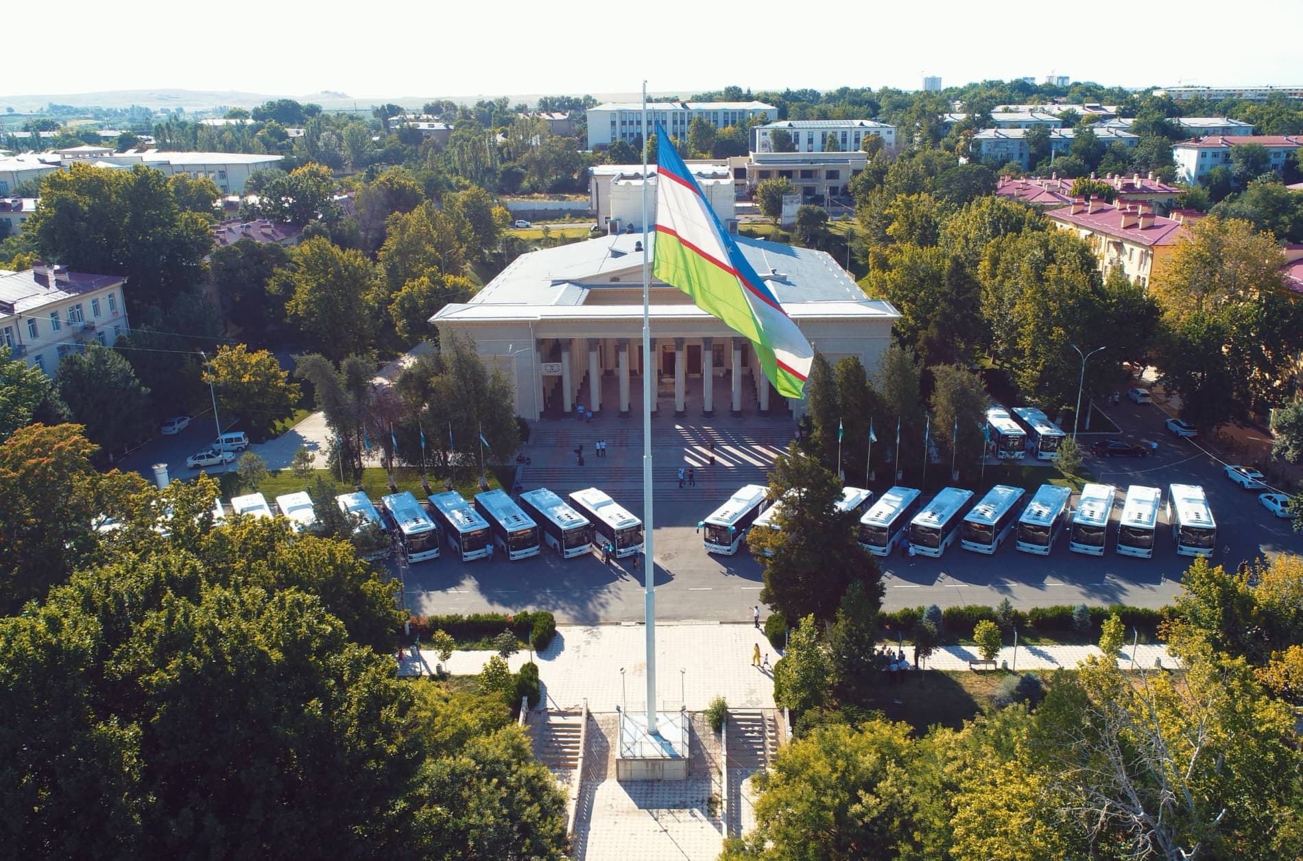 Chirchiq shahrida 35 ta yangi avtobus aholi xizmatiga topshirildi