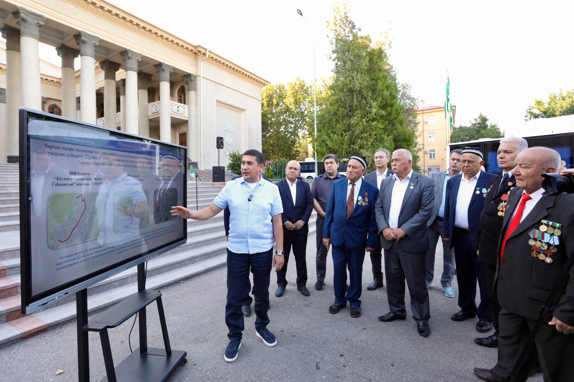 Chirchiq shahrida 35 ta yangi avtobus aholi xizmatiga topshirildi